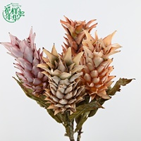 Fleur artificielle d'ananas et d'artichaut, tige longue de 80 cm, fausse fleur tropicale, décoration de centre de table pour la maison, mariage, fête, vente en gros