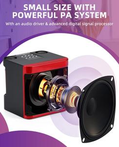 Wholesale Hot Sale Outdoor Portable Wireless Speaker Mini Speaker With Two Wireless Machine <b>Microphone</b> - Product Image 4