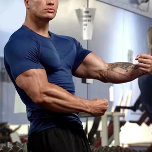 เสื้อยืดทรงบ็อกซี่ ผู้ชาย ผ้าสั่งทำพิเศษ ไหล่ตก สำหรับออกกำลังกาย คุณภาพดี สกรีนโลโก้ตามสั่ง เสื้อยืดเรียบ - Product Image 3