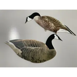 Corrugated Plastic Yard Sign For Goose Decoy With U Type Stakes