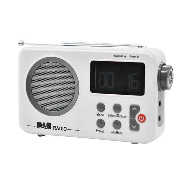 Pure Portable DAB DAB+ Radio With Battery Rechargeable Lamp ELEGANT CLOCK Fm Radio
