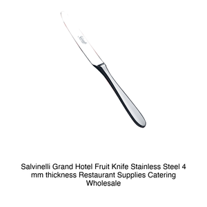 Salvinelli Grand Hotel Dessert <b>Knife</b> 18/10 Stainless Steel, 4 mm Thick - Product Image 2