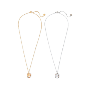 Collana con ciondolo a forma di lettera H Ziinii 10x15 cm, gioielli minimalisti in acciaio - Product Image 2