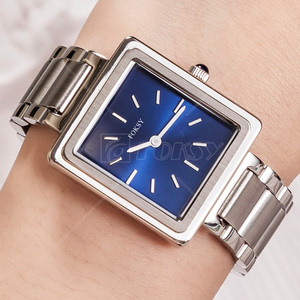 Fantaisie mode <span class=keywords><strong>femme</strong></span> marque bijoux 316L acier inoxydable or poignet de luxe Quartz femmes <span class=keywords><strong>montre</strong></span> pour fille - Product Image 2