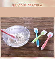 Ensemble de spatules en silicone de haute qualité, résistantes à la chaleur, grandes et petites tailles, outils de pâtisserie