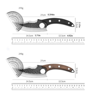 Cucina macellaio di carne disossamento coltello con manico in legno acciaio inox Kuchenmesser Chef <span class=keywords><strong>macelleria</strong></span> utensile da taglio - Product Image 2