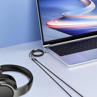 Câble Répartiteur Audio Auxiliaire 3,5 mm en Y, 1 Mâle vers 2 Femelles, Adaptateur Stéréo pour Casque et Micro, Plaqué Or, Gaine en PVC pour Téléphone Portable et Haut-parleur