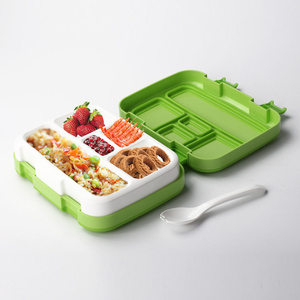 Lunch Bento Box Bento Lunch Box Set Insulation Lunch Bags BPA Free Bento Box Storage Boxes Bins Food Container Rectangle With 5 Compartments