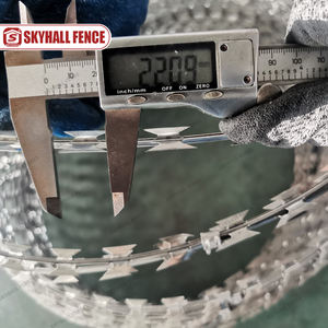 Alambre de púas para maquinilla de afeitar de concertina de alta seguridad galvanizada, 60/30 - Product Image 4