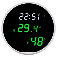 Thermometre Interieur Wifi Capteur Humidité Compatible Alexa