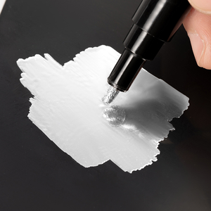 Marcador de Espejo Plateado, Rotulador de <span class=keywords><strong>Pintura</strong></span> DIY, Acabado Cromado Metálico, Papelerí<span class=keywords><strong>a</strong></span> Resistente al Agua y <span class=keywords><strong>a</strong></span> los Rayos UV, Accesorios para Manualidades y Arte para Estudiantes - Product Image 6