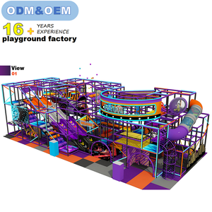 Toboggans de terrain de jeu intérieur sur le thème de l'espace du fabricant direct tours d'escalade fonctionnalités douces interactives pour les enfants fabriqués - Product Image 2