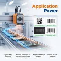 Escáner de Código de Barras Industrial de Montaje Fijo con IA, Lector de Códigos DPM para Trazabilidad en Electrónica Automotriz