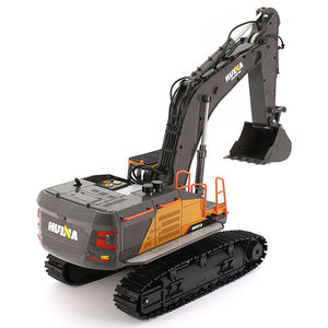 Huina 1592 22CH 1:14 Échelle de construction, voiture RC, chargeuse-pelleteuse hydraulique, <span class=keywords><strong>jouet</strong></span> excavateur, alliage métallique, <span class=keywords><strong>radiocommande</strong></span>, gros camion, pelle - Product Image 5