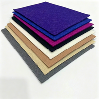 Feutre polyester aiguilleté ignifuge à faible émission de fumée, écologique, haute durabilité, pour la construction d'intérieurs automobiles