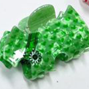 Adorabile fermaglio per capelli a forma di cuore con design a cucciolo di West Highland White Terrier, 7 cm, per ragazze - Product Image 4