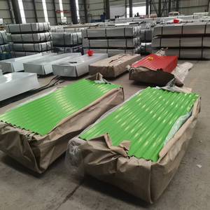 Tôles d'acier galvanisé prélaqué PPGI <span class=keywords><strong>de</strong></span> qualité supérieure, tuiles en métal ondulées en zinc pour toiture - Product Image 2