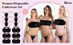 Culottes Jetables à Usage Unique pour Femmes, String T pour Spa et Bronzage, Emballées Individuellement, Noir - Product Image 5