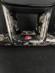 <span class=keywords><strong>Volante</strong></span> de Coche de Fibra de Carbono Forjado Personalizado con Cuero Perforado para <span class=keywords><strong>Audi</strong></span> A3 <span class=keywords><strong>A4</strong></span> A5 A6 A7 A8 Q3 Q5 Q7 R8 Serie S/RS, Mejora de Gama - Product Image 3