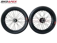 Kit de roues Supermoto 17 et 16 pouces pour Surron Light Bee – Pièces de conversion pour moto électrique tout-terrain et routière