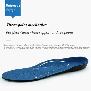 Semelles orthopédiques de soutien de la voûte plantaire confortables en EVA pour hommes, femmes, enfants, baskets, bottes, pieds plats, soulagement de la fasciite plantaire, soins des pieds - Product Image 5