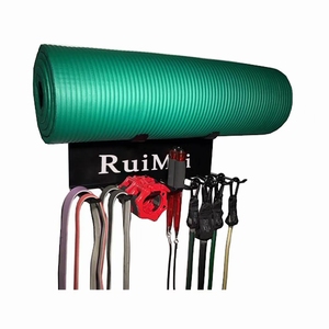 Ruimei Tập Thể Dục Ban Nhạc S Nâng Thắt Lưng Nhảy Dây Lưu Trữ Tường Chủ Bóng Chày Bat Hiển Thị Giá Cho Nhà Để Xe - Product Image 1
