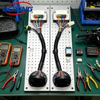 A00109 BeiXing Connecteur de voiture IP66 Faisceau de câbles Conducteurs en cuivre étamé 24 broches Personnalisé pour automobiles et motos