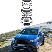 Kit carrosserie de haute qualité style GLE63 AMG pour BENZ W167 AMG 2020-2022, comprenant lèvre avant, diffuseur arrière et jupes latérales