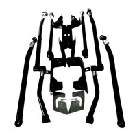 Kit de suspension modifié pour Jeep Wrangler JK, équilibrant la stabilité tout-terrain avec un rehaussement de 5-6 et 5-8 pouces