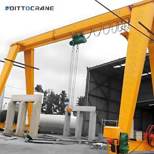 Grúa Pórtico Monoviga Eléctrica Tipo MH de 2 Toneladas, 2.5 Toneladas, 3 Toneladas, 5 Toneladas, 10 Toneladas, 15 Toneladas, 20 Toneladas - Product Image 1