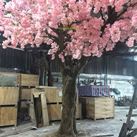 Anpassbare Größe, Form und Farbe Künstlicher Kirschbaum aus Fiberglas und Kunststoff Großer Künstlicher Kirschblütenbaum für Restaurant- und Heimdekoration