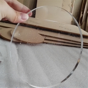 ผ้าไหมพิมพ์ลาย PMMA แผ่นอะคริลิคใสตัดด้วยระบบ CNC 2มม. สีดำ/โลโก้ - Product Image 4