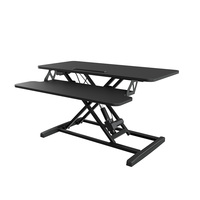 Convertisseur de bureau électrique réglable AUKI, plateau ergonomique pour ordinateur portable et clavier pour le bureau/la maison