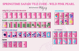Juego de Mahjong Portátil Moderno de Acrílico Rosa, Personalizado, Decorativo, para Viajes, Regalo - Product Image 5