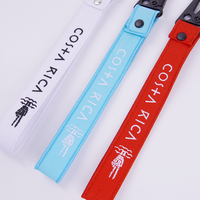 Cordon de cou en polyester personnalisé à sublimation avec logo, imprimé sur mesure, pour la promotion de médicaments