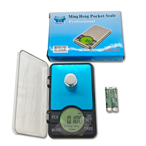 Мини ювелирные весы <span class=keywords><strong>MingHeng</strong></span> 696 из нержавеющей стали алмазные электронные цифровые карманные весы 600 г 0,01 г 1 кг 0,1 г карманные весы - Product Image 1