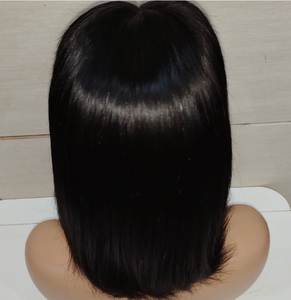 شعر بشري 100٪، باروكة قصيرة بطول 10 بوصات مع دانتيل أمامي عالي الوضوح، ملمس ناعم ومنفوش، نمط برازيلي بسعر الجملة - Product Image 6