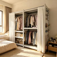 Estante de Almacenamiento de Metal Blanco con Panel Perforado, Estantería de 5 Niveles con Ganchos para Libros, Organizador para Hogar, Oficina, Estudio, Dormitorio, Cocina