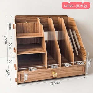 Organisateur <span class=keywords><strong>de</strong></span> <span class=keywords><strong>bureau</strong></span> <span class=keywords><strong>en</strong></span> <span class=keywords><strong>bois</strong></span> pour la maison et le <span class=keywords><strong>bureau</strong></span> classeur et fournitures <span class=keywords><strong>de</strong></span> <span class=keywords><strong>bureau</strong></span> support <span class=keywords><strong>de</strong></span> papeterie <span class=keywords><strong>de</strong></span> stockage - Product Image 2