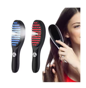 Rot- und Blaulicht-LED-Therapie Nano-Sprühkopf-Massagegerät Elektrischer Flüssigkeits-Haarwuchskamm für die Haarpflege - Product Image 1
