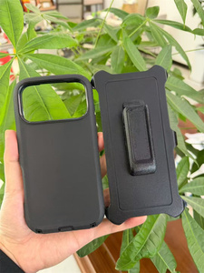 Designer Shockproof <b>DROP</b> Defender Mobile Phone case for iPhone 17 16 15 14 Pro Max with Clip holder Brand <b>Back</b> Cover BOX Series - Product Image 5