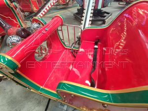 เครื่องเล่นบนเครื่องบินควบคุมด้วยตนเองอุปกรณ์ในสวนสนุกแนวคริสต์มาสซานต้าหมุนได้ - Product Image 6