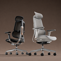 Chaise de bureau ergonomique à dossier haut X9, pivotante, inclinable vers l'avant, réglable et extensible, pour les espaces de travail modernes