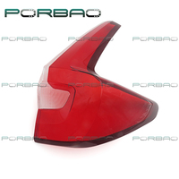 PORBAO pour CRV 2017-2018 : Cache-phare arrière en plastique rouge de remplacement pour système d'éclairage automobile, feux arrière de voiture