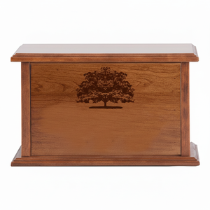 Urnas de Cremación Modernas de Estilo Americano Hechas a Mano con Madera Natural para Adultos, Decorativas para Funerales y Entierros, para Hombre y Mujer, con Logotipo Personalizado Disponible - Product Image 1