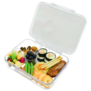 Aohea Tritan Material Tpe Silikon auslaufsicher Bento Lunchbox maschine waschbare Lunchbox einweg-Lunchboxen