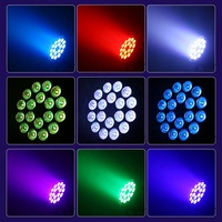 Projecteurs LED Par 18*10W RGBW 4-en-1 IP65 Haute Puissance Extérieurs Étanche CRI90 en Alliage d'Aluminium Activés par le Son DMX512 pour Scène