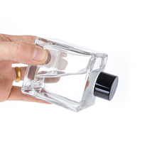 Bouteilles et pots diffuseurs carrés en verre pour huiles essentielles, 100 ml et 200 ml