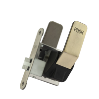 Serrure de porte moderne intérieure à pousser et à tirer avec design silencieux pour chambres et appartements