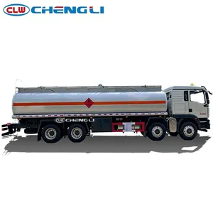 Camion-citerne à carburant en acier au carbone HOWO 8X4 de 30000 L avec distributeur de carburant pour le transport d'essence - Product Image 5